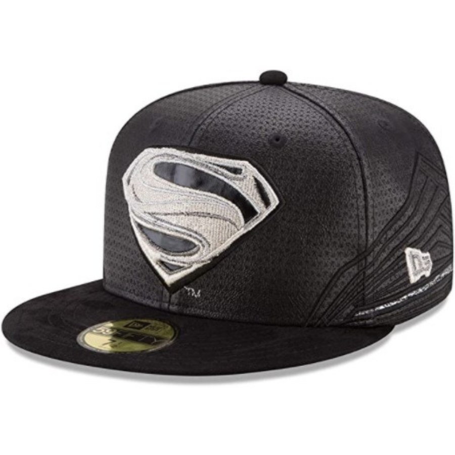 New Era Superman Black Armor Justice League 59FIFY Fitted Hat