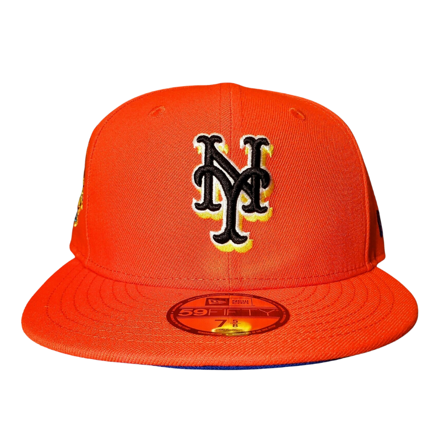 New Era New York Mets Goku Inspired 50th Anniversary Blue Undervsior 59FIFTY Fitted Hat