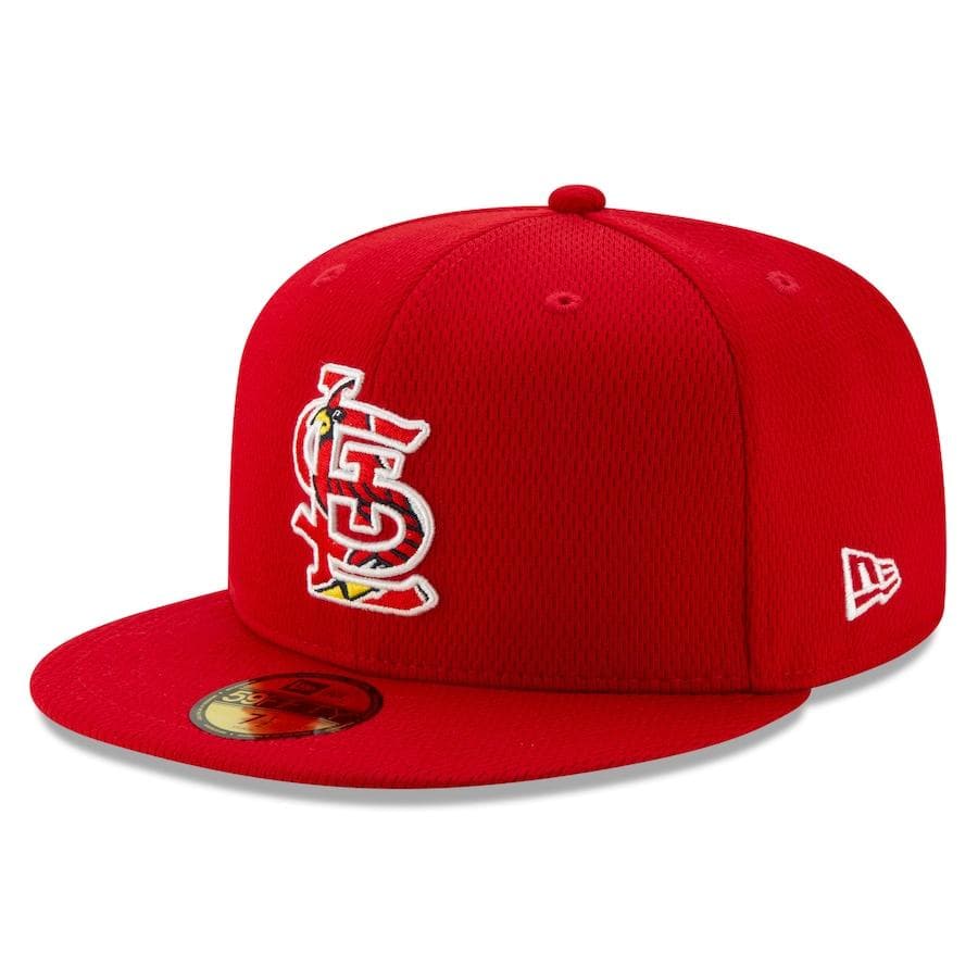 New Era St. Louis Cardinals Batting Practice Red 59Fifty Fitted Hat