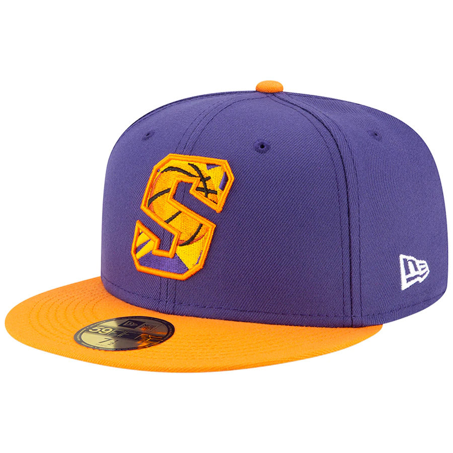 New Era Phoenix Suns 2021 NBA Draft Purple/ Orange 59FIFTY Fitted Hat