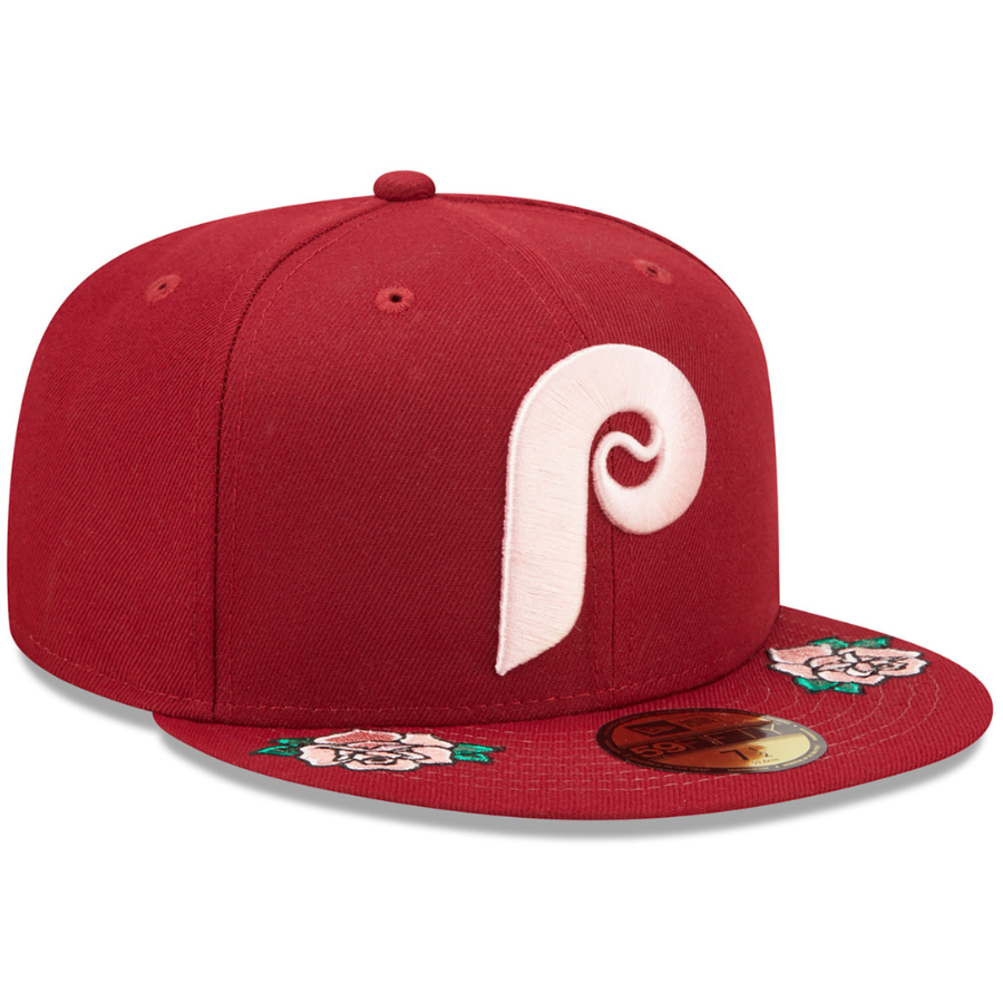 New Era x Lids HD Philadelphia Phillies Double Rose 59FIFTY Fitted Cap