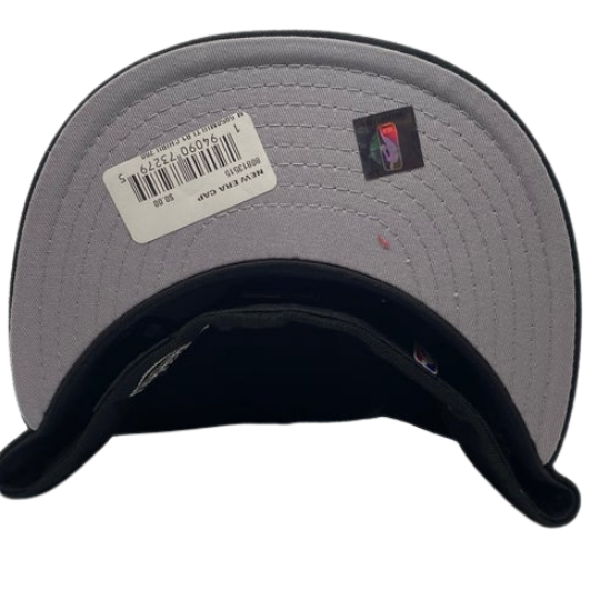 New Era Chicago Bulls Wordmark Black/White 59FIFTY Fitted Hat