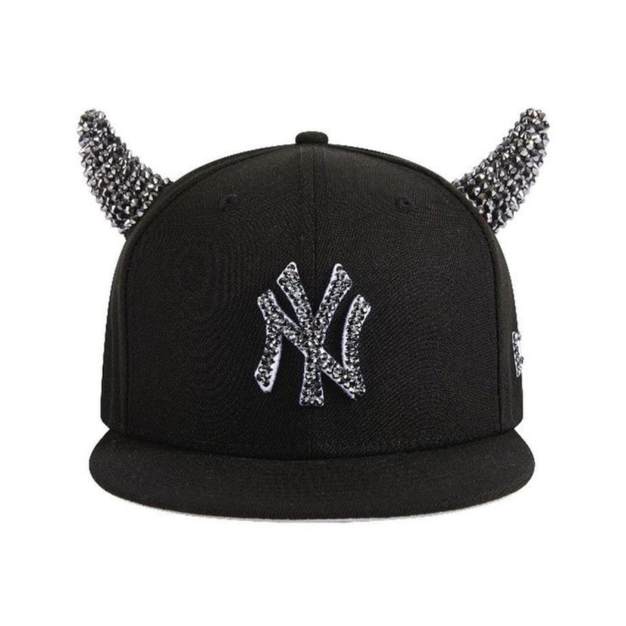 New Era x Ryder Studios New York Yankees Black Stud Devil Horn 59FIFTY Fitted Hat