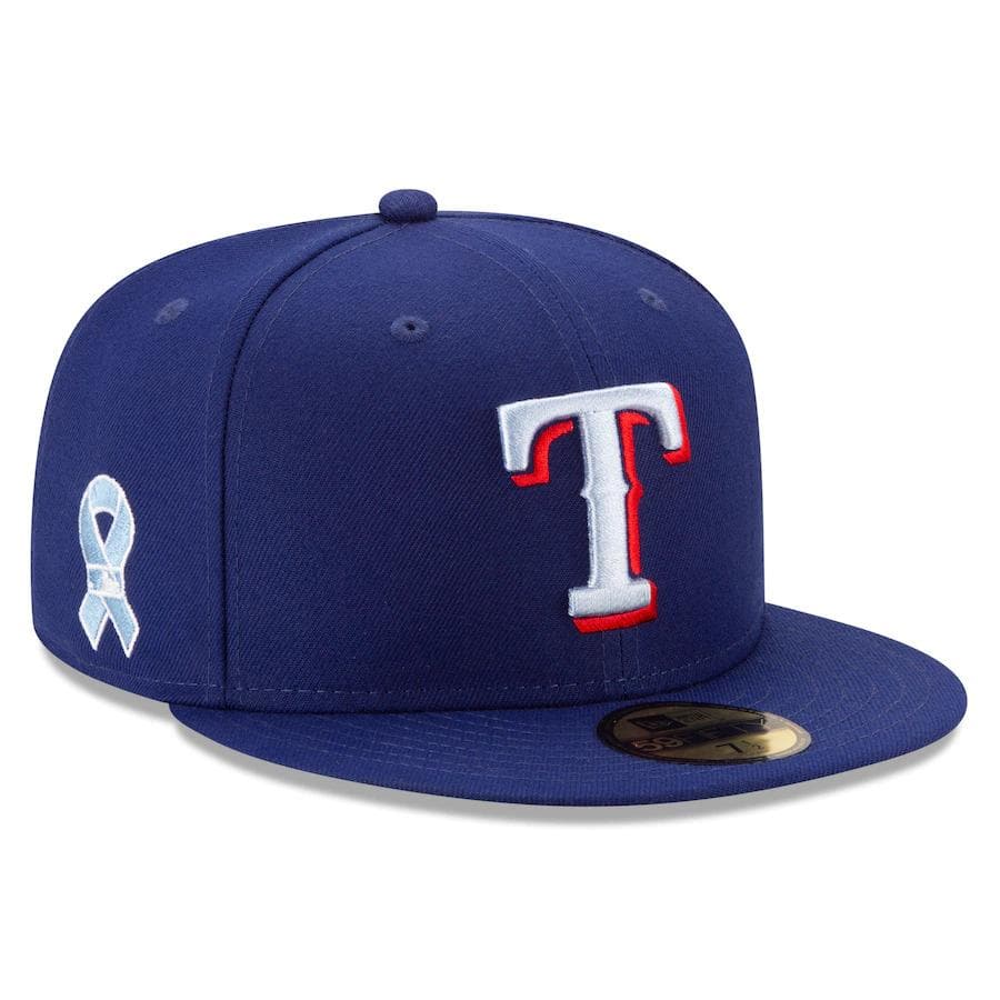 New Era Texas Rangers 2021 Father's Day On-Field Blue 59FIFTY Fitted Hat
