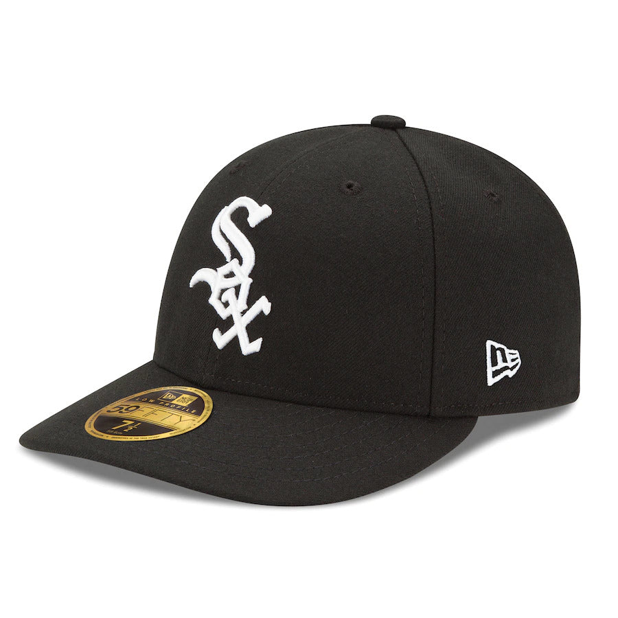 New Era Chicago White Sox Authentic Black Low Profile 59FIFTY Fitted Hat
