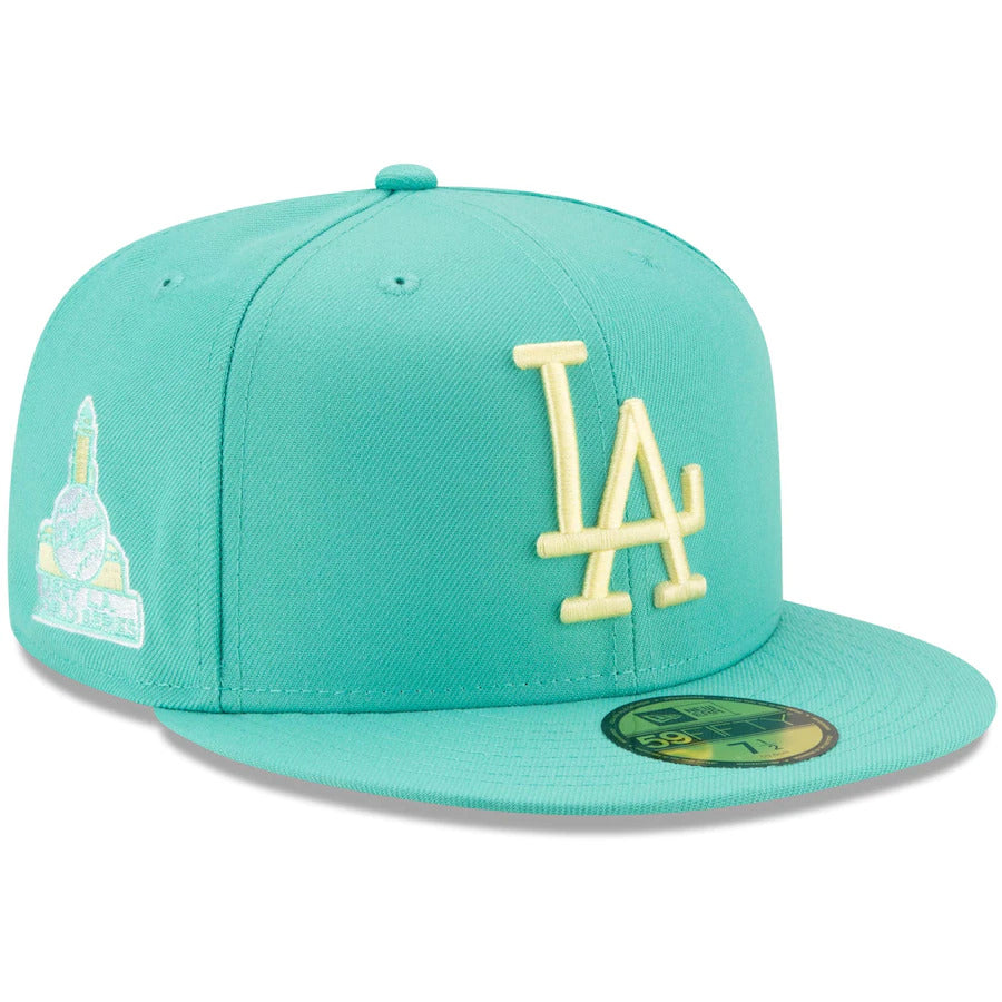 Mint green fitted cap Clearance