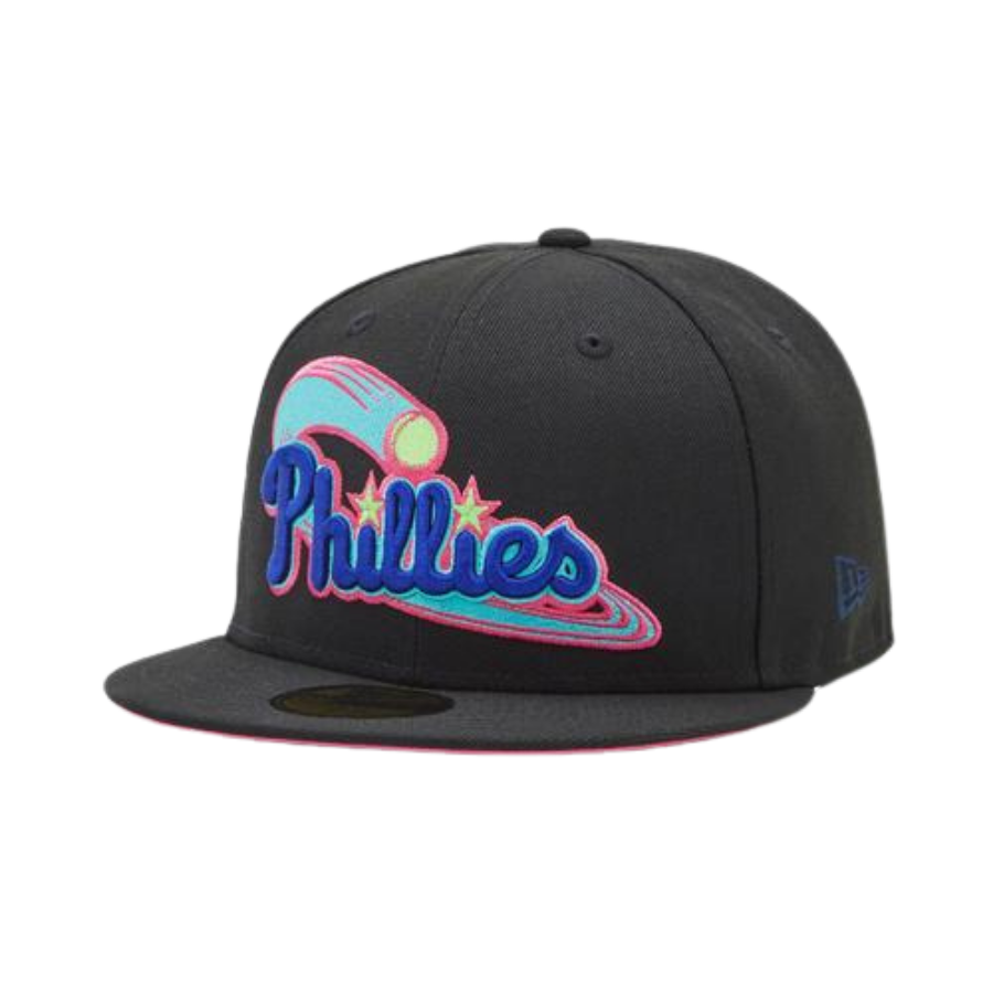 New Era Philadelphia Phillies "SOBE" Pack Pink Under Brim 59FIFTY Fitted Hat