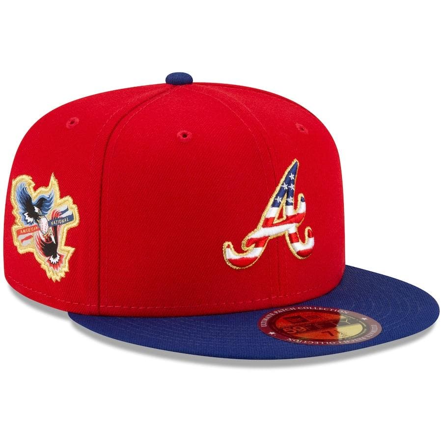 New Era Atlanta Braves Americana Patch Red 2021 59FIFTY Fitted Hat