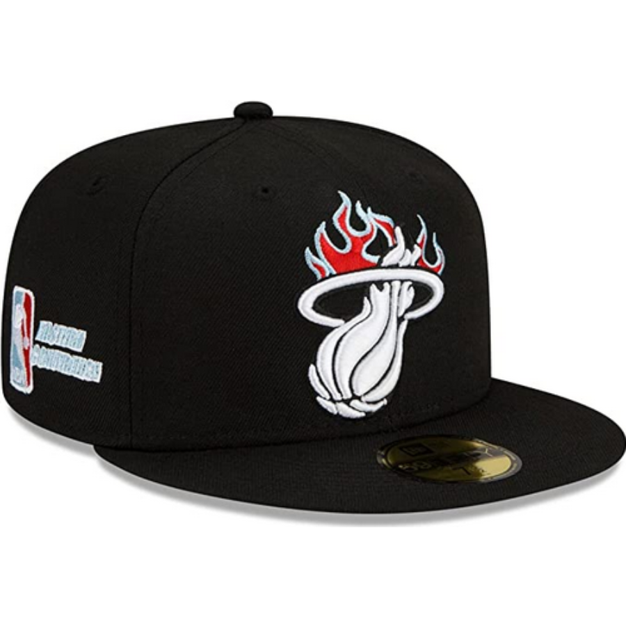 New Era Miami Heat Team Fire 59FIFTY Fitted Hat