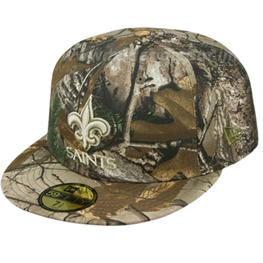 New Era New Orleans Saints Realtree Camo 59FIFTY Fitted Hat