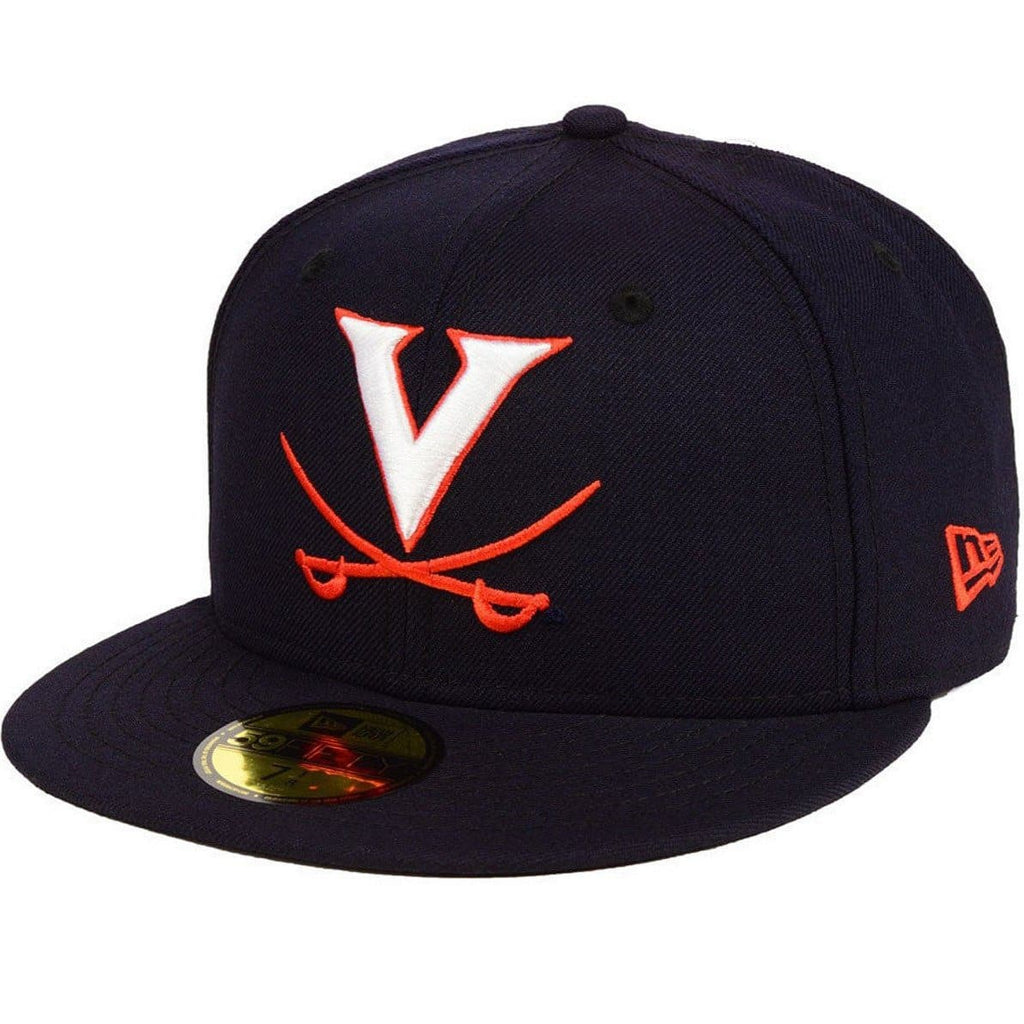 New Era Virginia Cavaliers AC Navy Blue 59Fifty Fitted Hat