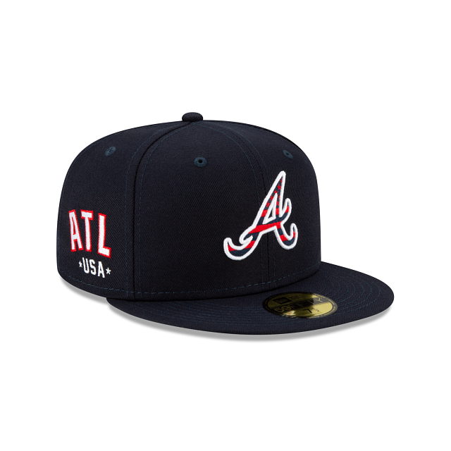 New Era Atlanta Braves Independence Day 2021 59FIFTY Fitted Hat