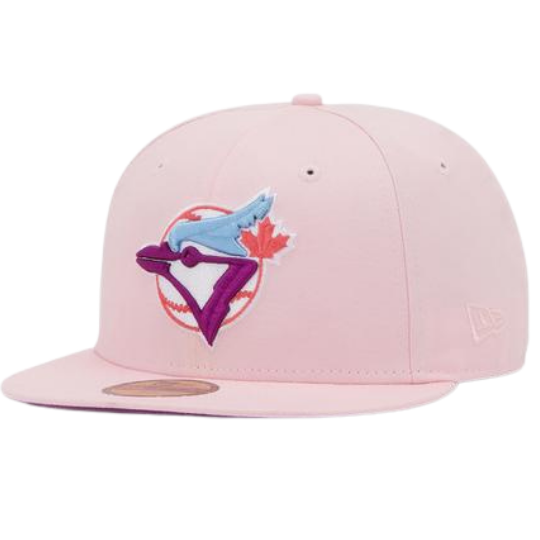 New Era Toronto Blue Jays Pink Purple Under Brim "Freeze Pop Pack" 59Fifty Fitted Hat