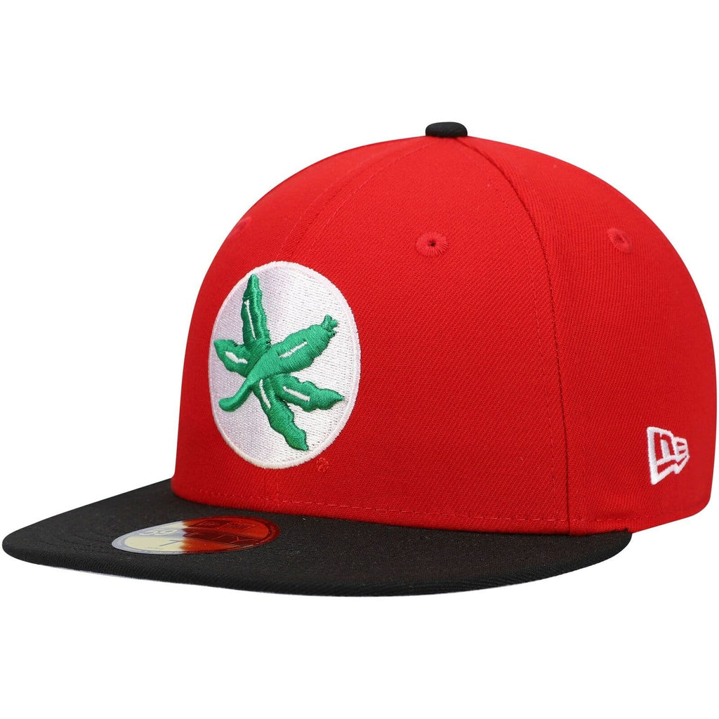 New Era Ohio State Buckeyes Red Leaf Basics 59FIFTY Fitted Hat