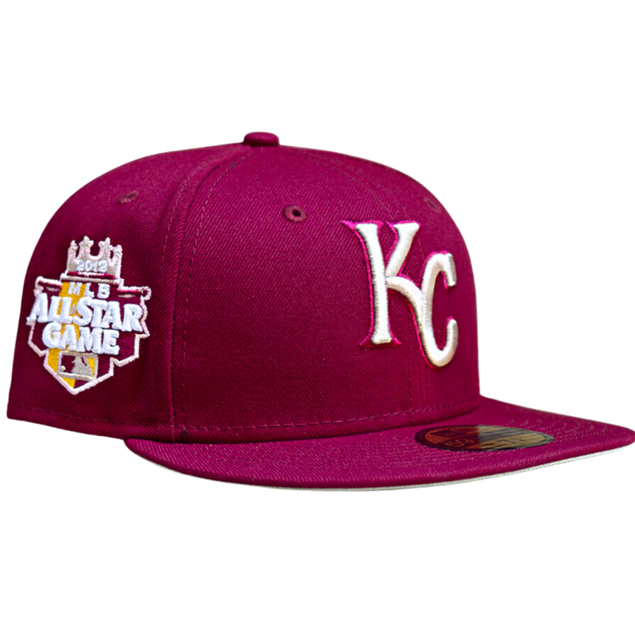 New Era Kansas City Royals Cardinal Red 2012 All-Star Game 59FIFTY Fitted Hat