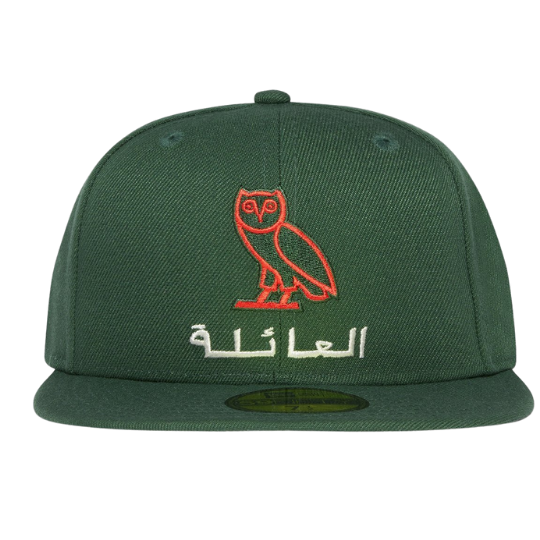 New Era Drake Family Owl Evergreen 59FIFTY Fitted Hat