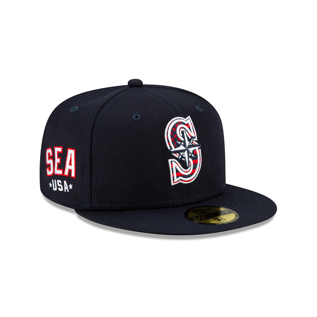 New Era Seattle Mariners Independence Day 2021 59FIFTY Fitted Hat