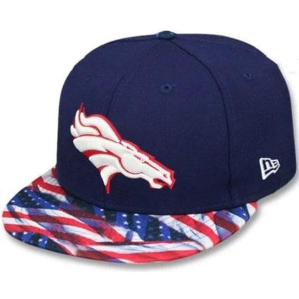 New Era Denver Broncos USA Waving Flag 59Fifty Fitted Hat