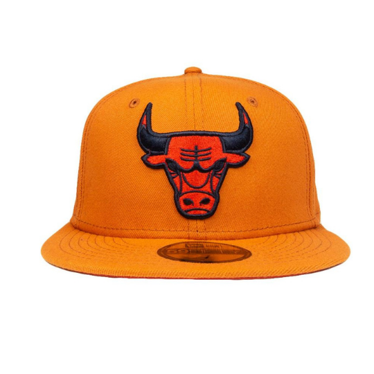 New Era Chicago Bulls Orange 'Season Opener' 59FIFTY Fitted Hat