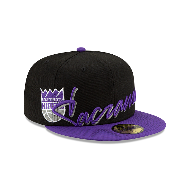New Era Sacramento Kings Cursive 59FIFTY Fitted Hat