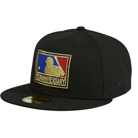 New Era Black / Gold MLB Batterman Umpire 125th anniversary 59FIFTY Fitted Hat