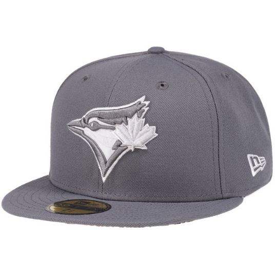 New Era Toronto Blue Jays Floral Undervisor Grey 59FIFTY Fitted Hat
