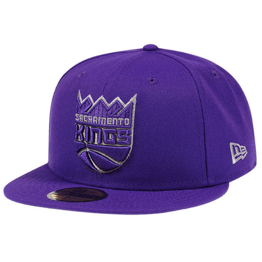 New Era Sacramento Kings Purple & Grey 59FIFTY Fitted Hat