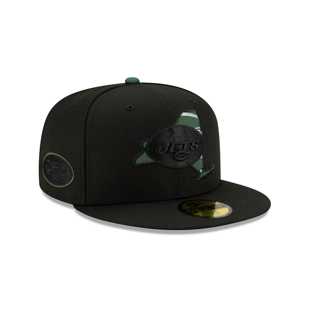 New Era New York Jets State Logo Reflect Fitted Hat