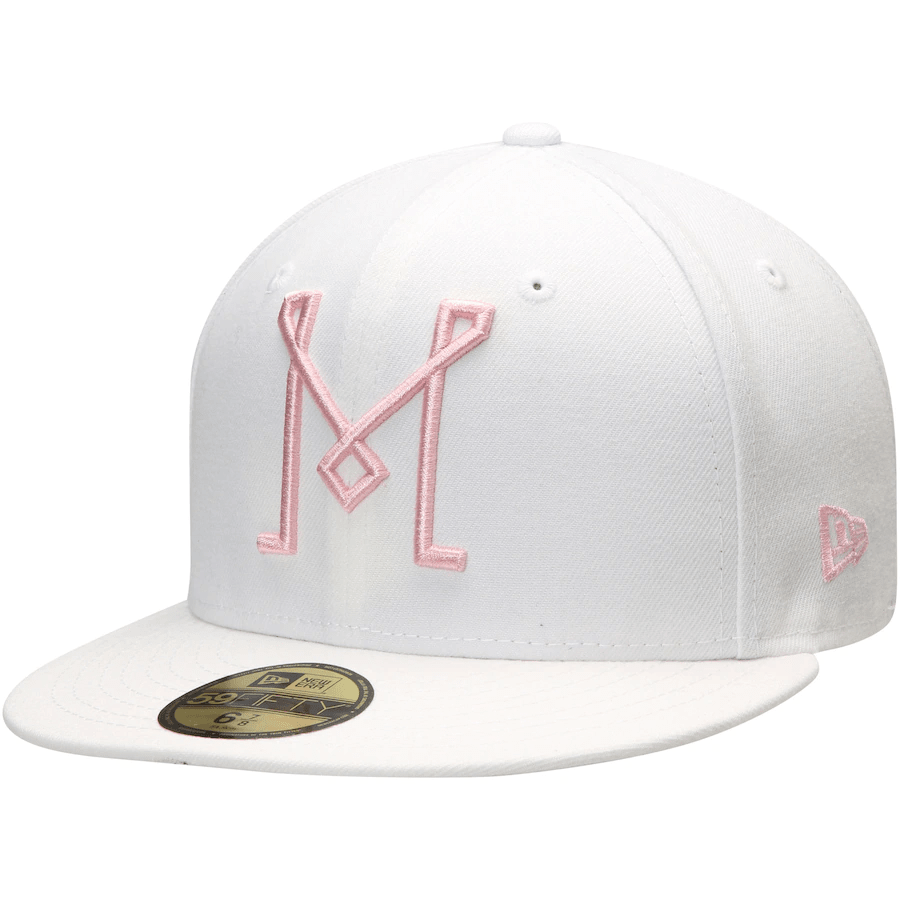 New Era Inter Miami CF Starting White/Pink Fitted Hat w/ WMNS Air Jordan 6
