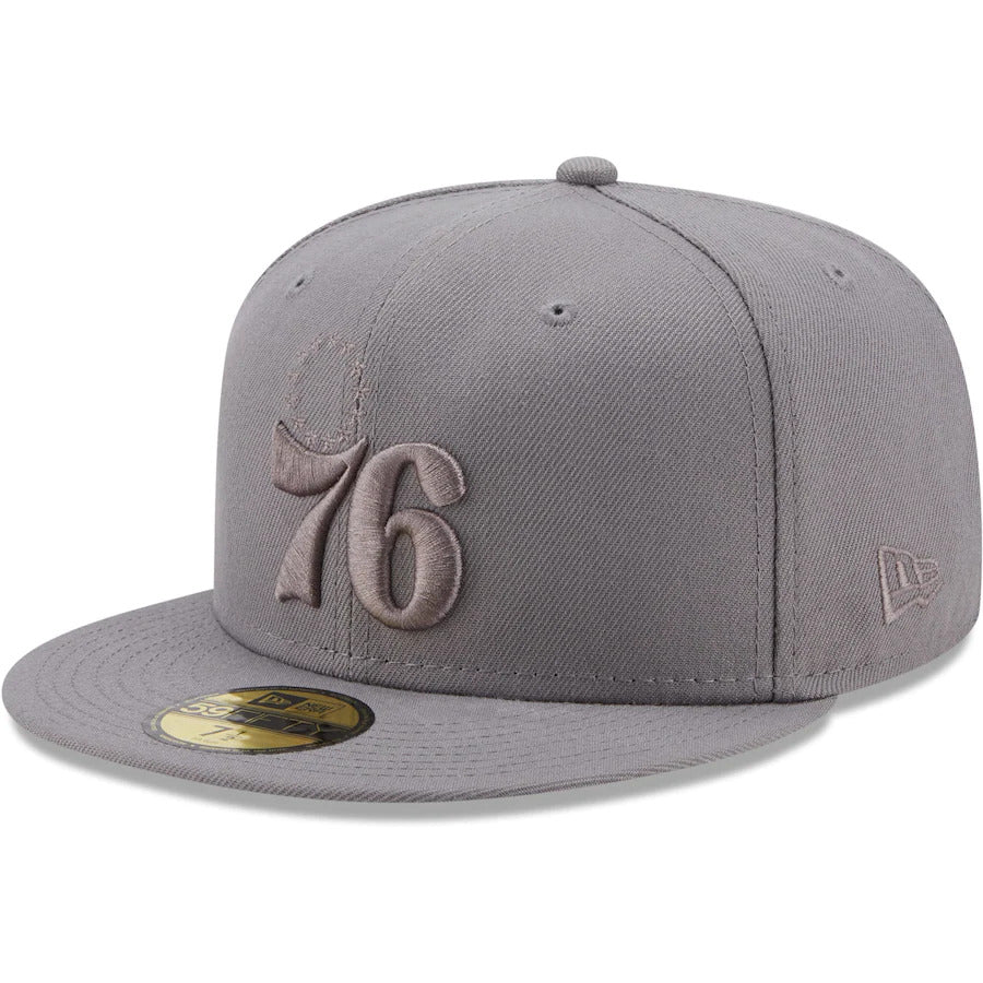 New Era Philadelphia 76ers Gray Color Pack 59FIFTY Fitted Hat