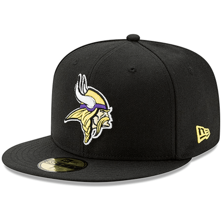 New Era Minnesota Vikings Omaha Logo 59Fifty Fitted Hat
