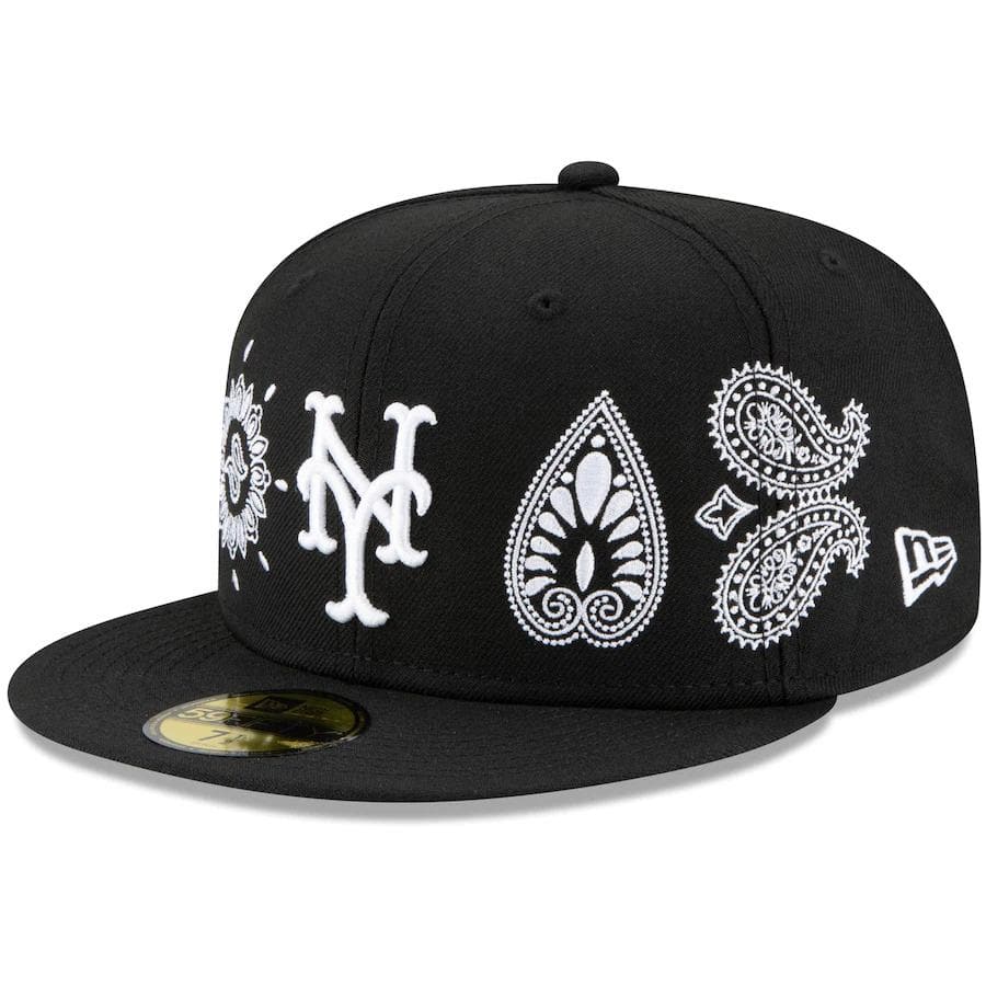 New Era New York Mets Paisley Elements Black 59FIFTY Fitted Hat