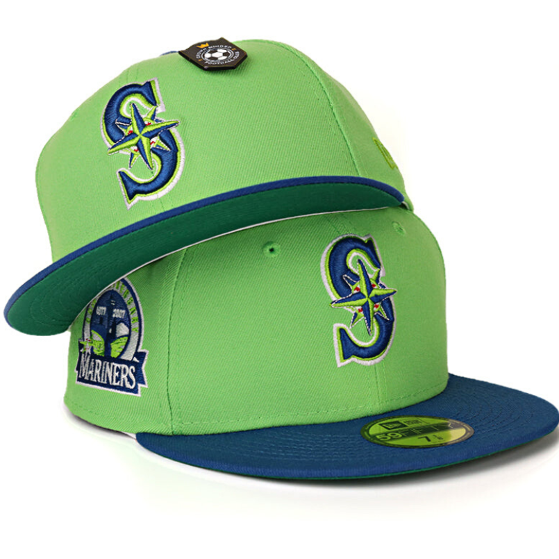 New Era CrownMinded X Hallucinathan Seattle Mariners 'Golden Goal' 30th Anniversary 59FIFTY Fitted Hat