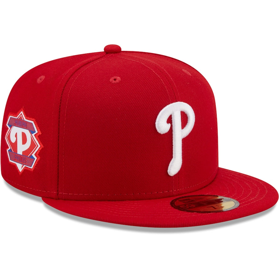 New Era Philadelphia Phillies Red Logo Side 59FIFTY Fitted Hat