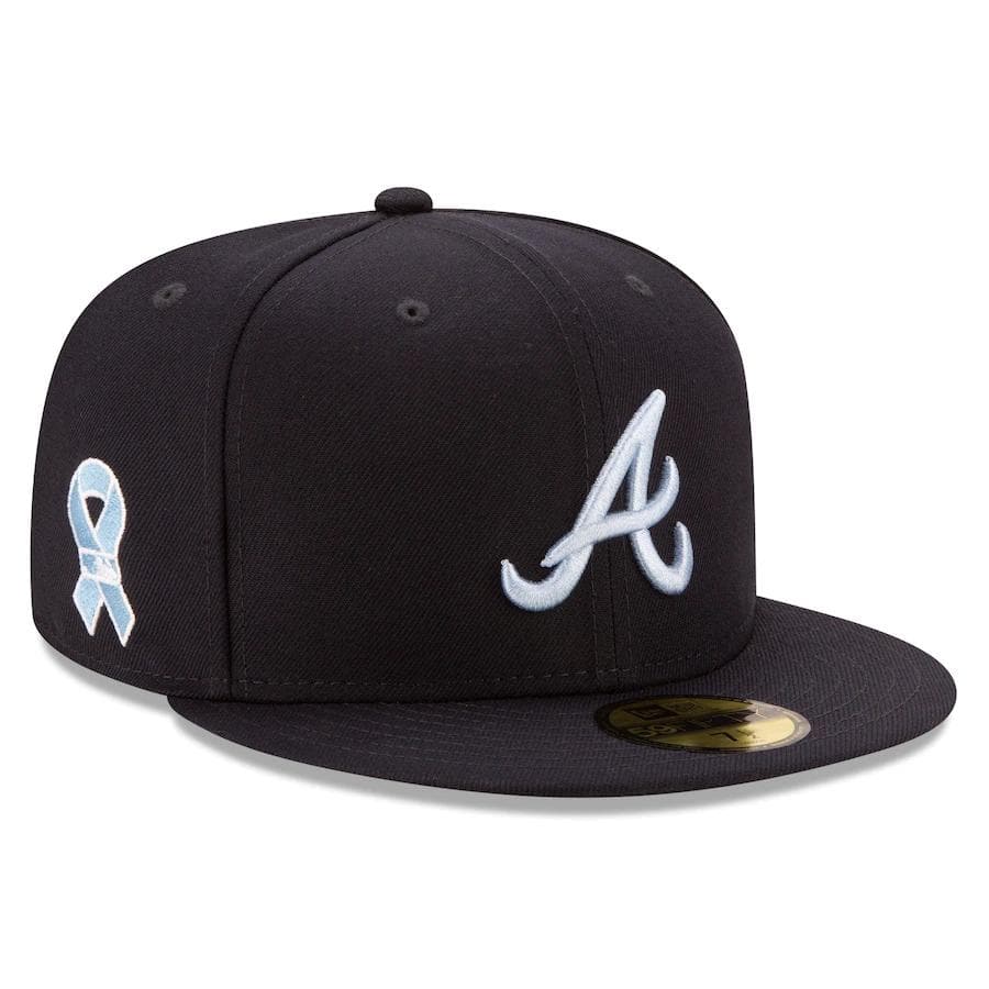 New Era Atlanta Braves 2021 Father's Day On-Field Navy Blue 59FIFTY Fitted Hat