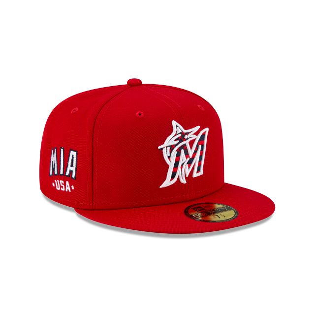 New Era Miami Marlins Independence Day 2021 59FIFTY Fitted Hat