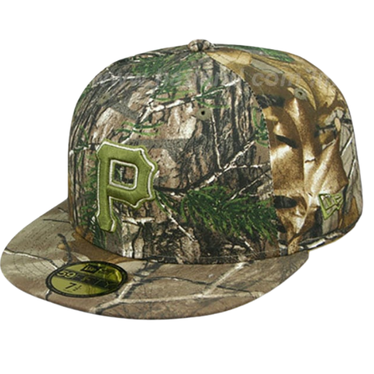 New Era Pittsburgh Pirates Realtree Camo 59FIFTY Fitted Hat