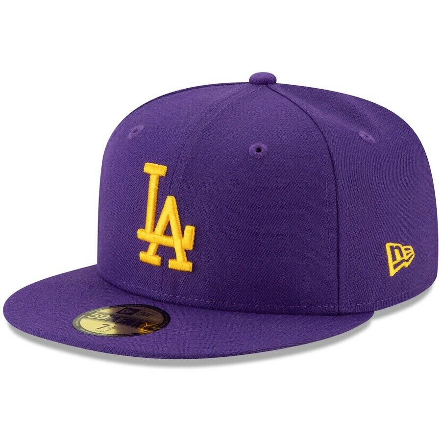 New Era Purple LA Dodgers 59FIFTY Fitted Hat