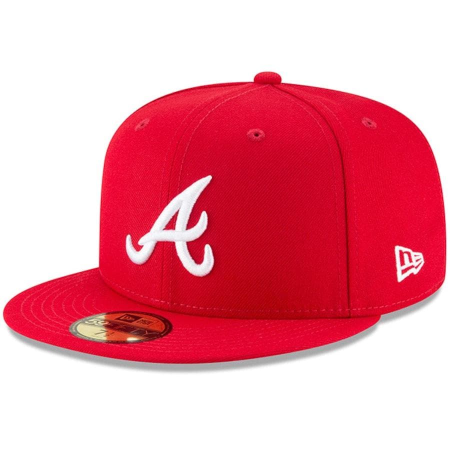 New Era Atlanta Braves Red 59Fifty Fitted Hat