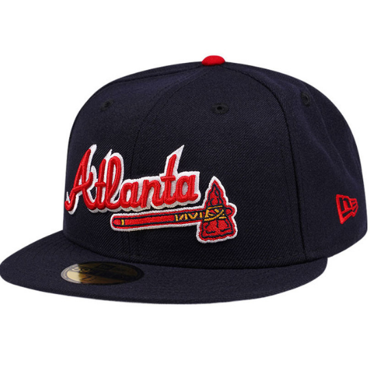New Era Atlanta Braves Jersey Fit 59Fifty Fitted Hat