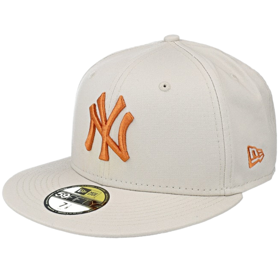 New Era New York Yankees Stone/Orange 59FIFTY Fitted Hat