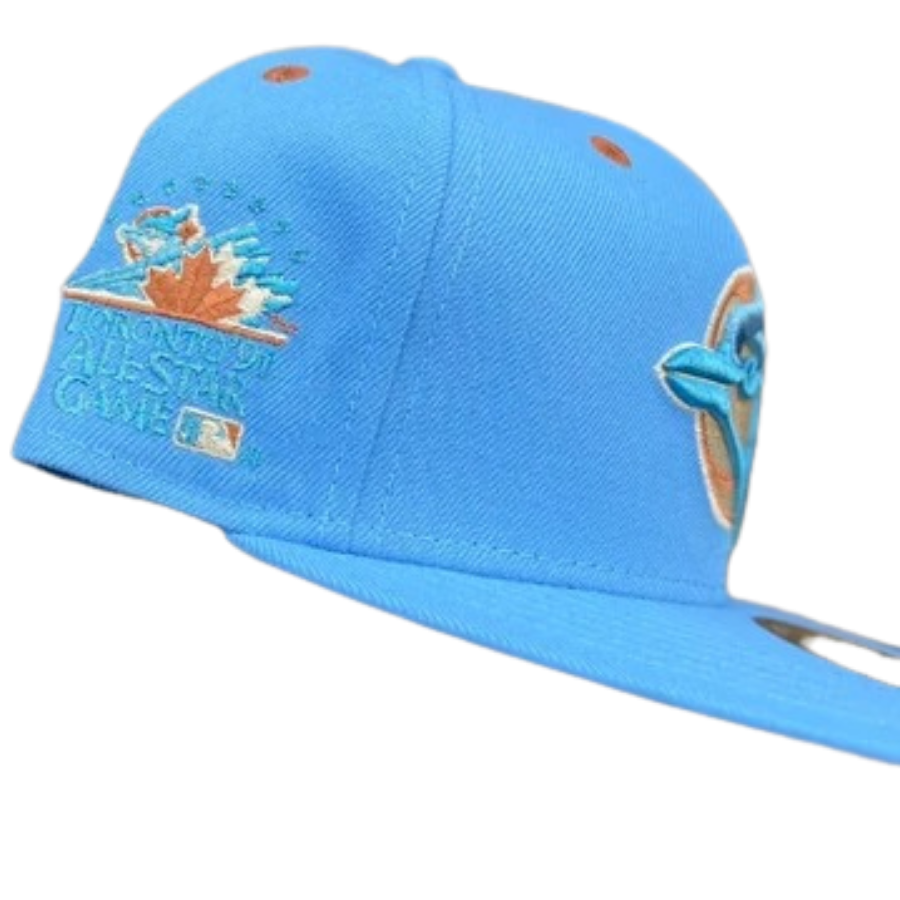 New Era Toronto Blue Jays Mint 1991 All-Star Game Brown UV 59FIFTY Fitted Hat