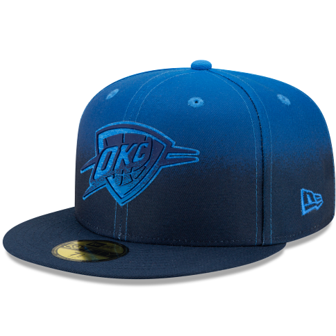 New Era Oklahoma City Thunder Back Half 59Fifty Fitted Hat