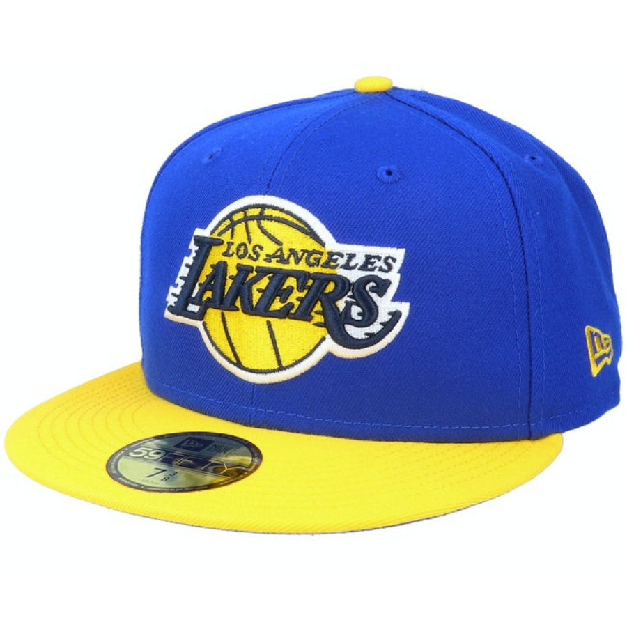 New Era Los Angeles Lakers Royal Blue/Yellow Colorpack 59FIFTY Fitted Hat