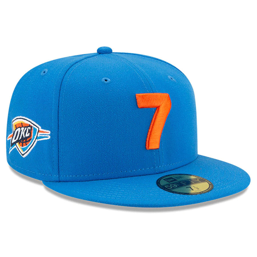 New Era Oklahoma City Thunder X Compound "7" 59FIFTY Fitted Hat