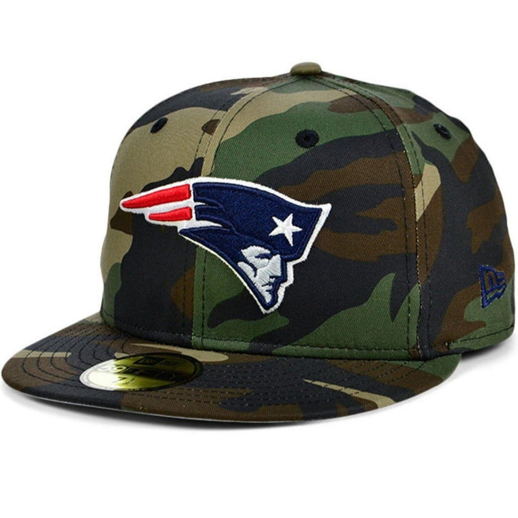 New Era New England Patriots Camo Woodland 59Fifty Fitted Hat