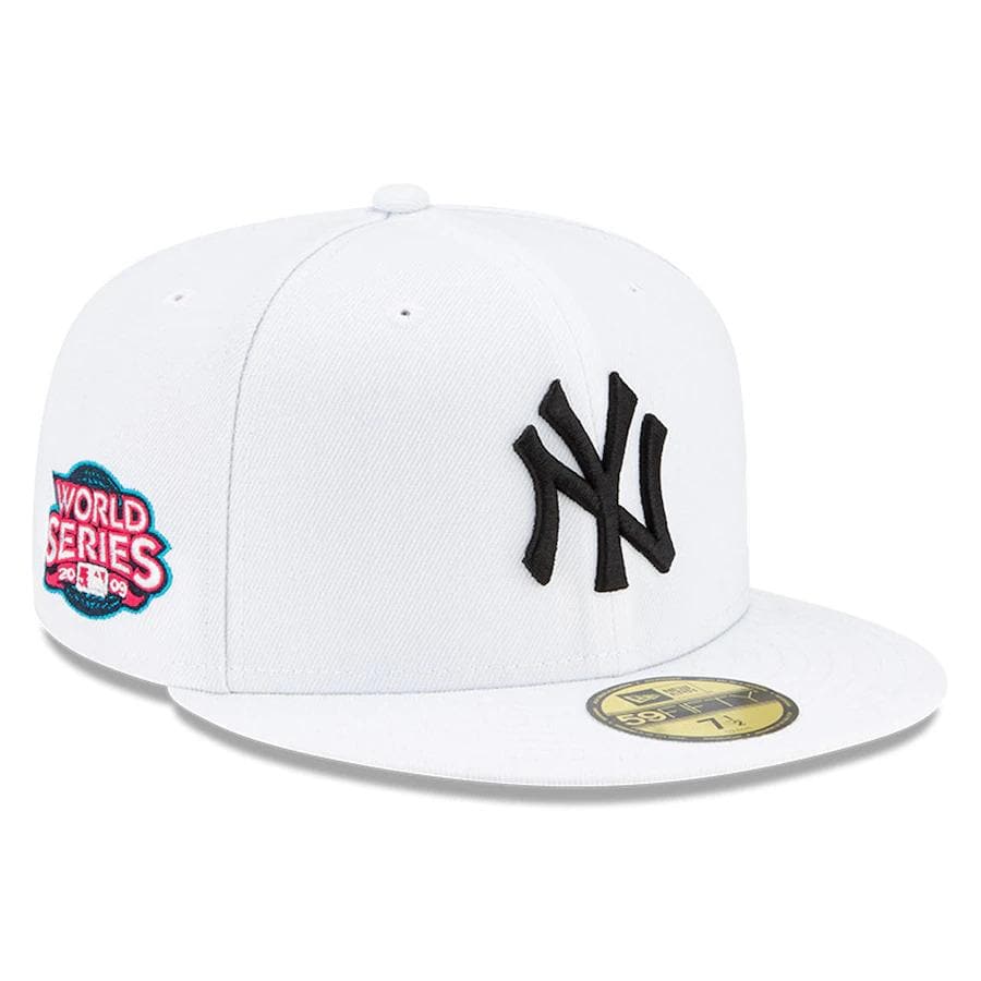 New Era White New York Yankees Floral Undervisor 59FIFTY Fitted Hat