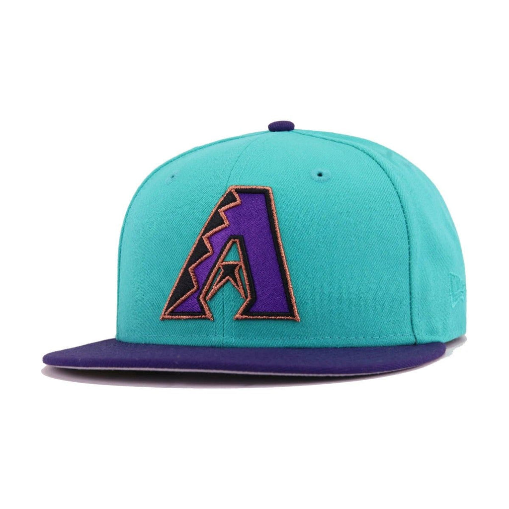New Era Arizona Diamondbacks Teal & Purple Fitted Hat w/ Air Jordan G "ACG" Matching Sneakers