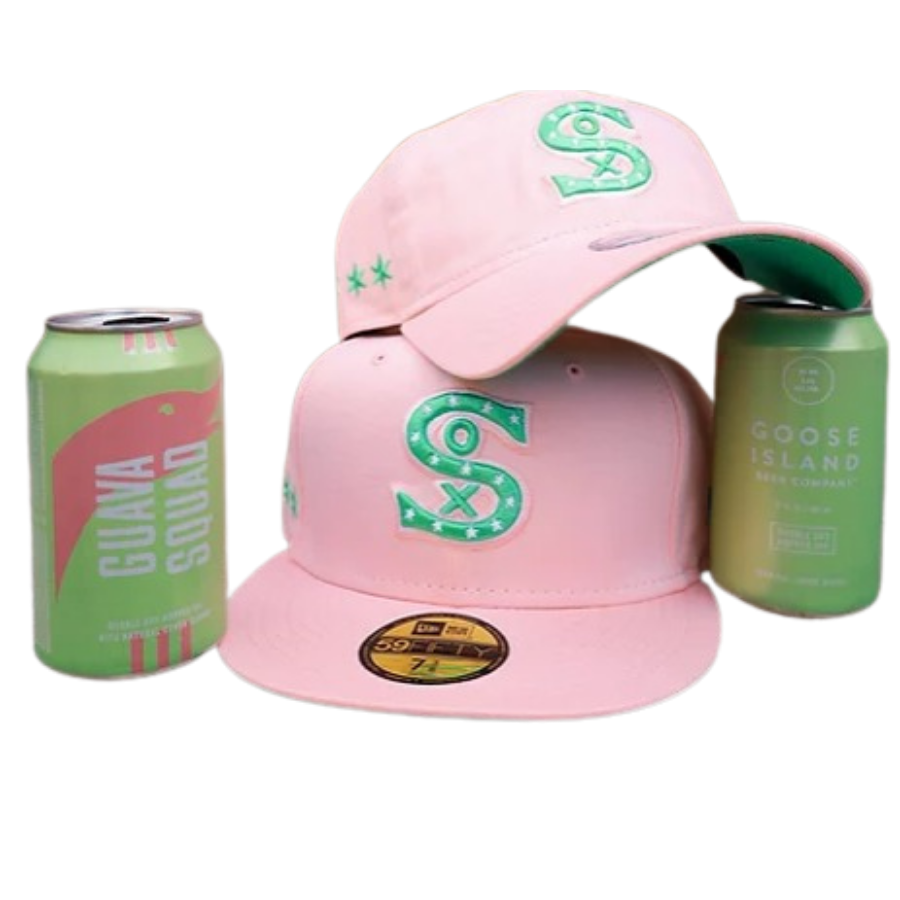 New Era x Grand Stand Chicago White Sox Guava Pink/Green 59FIFTY Fitted Hat