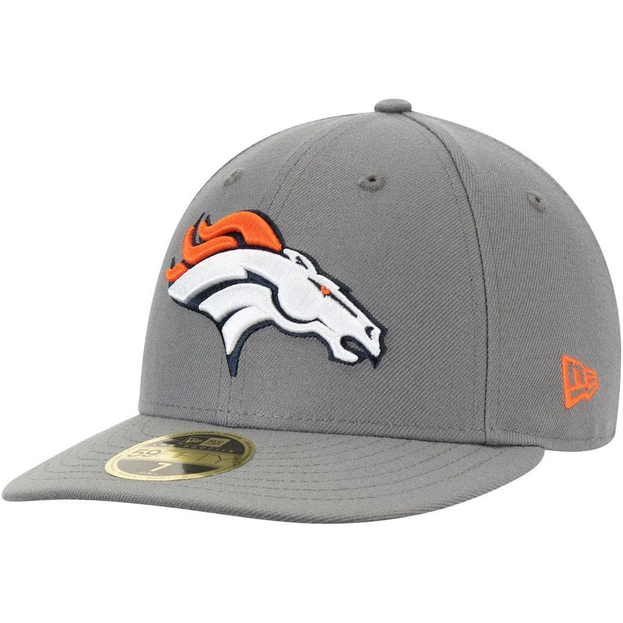 New Era Denver Broncos Graphite Storm Low Profile 59FIFTY Fitted Hat